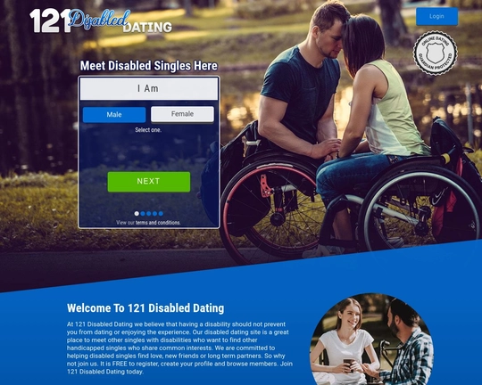 121 Disabled Dating Logo