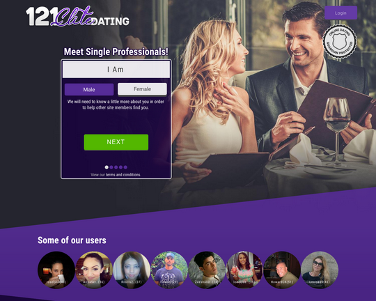 121 Elite Dating Logo