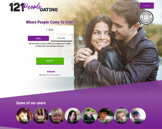 121 People Dating Logo