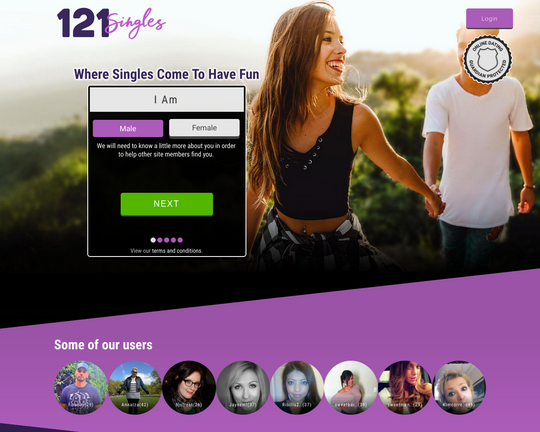 121 Singles Logo