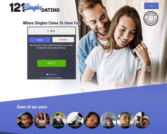 121 Singles Dating Logo